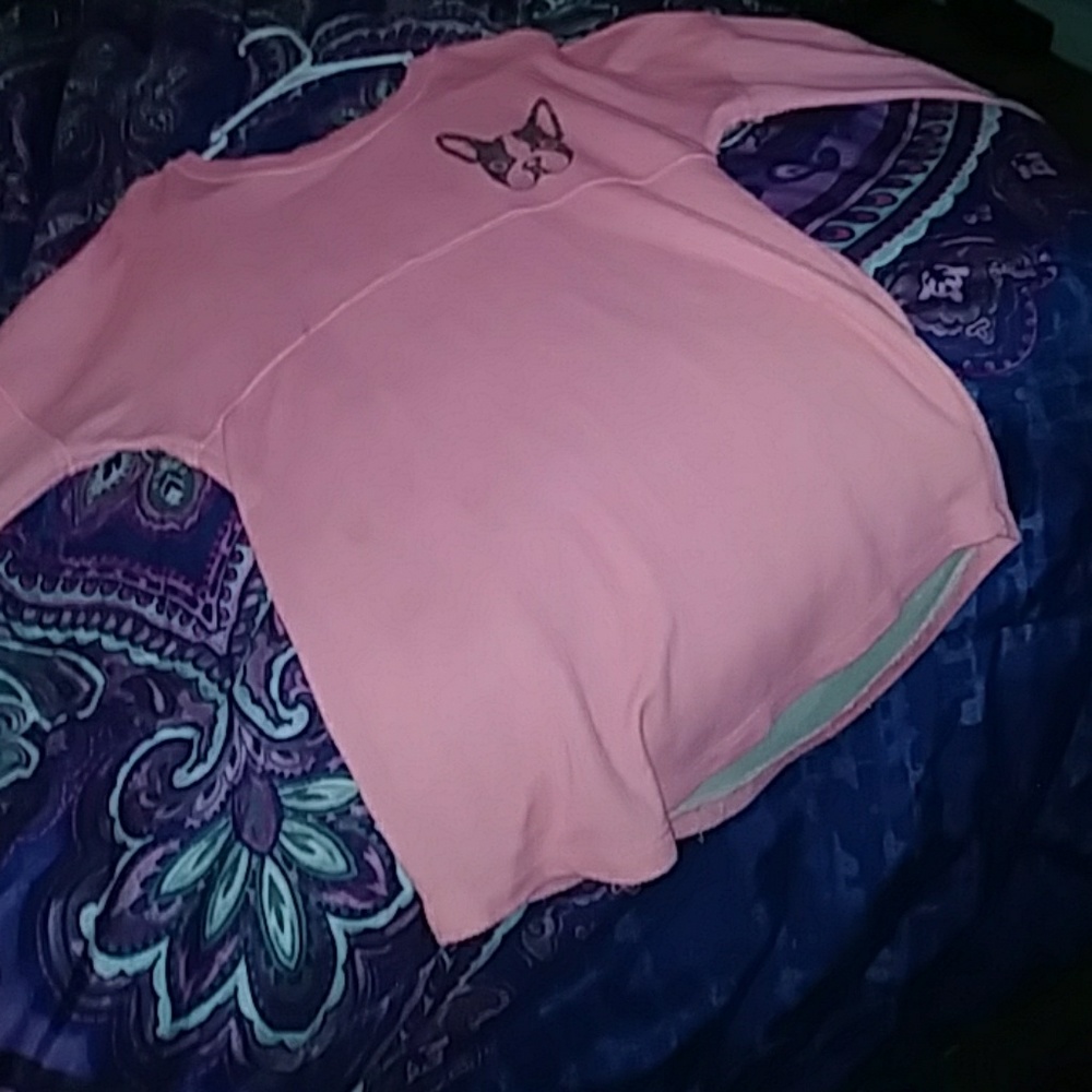 A "RAMPAGE" long sleeve pink sweatshirt
